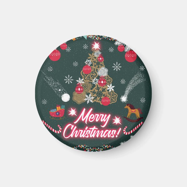 Evergreen Joy of Christmas Magnet (Front)
