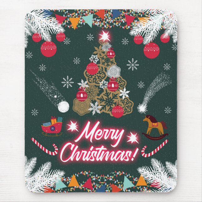 Evergreen Joy of Christmas Mouse Pad (Front)