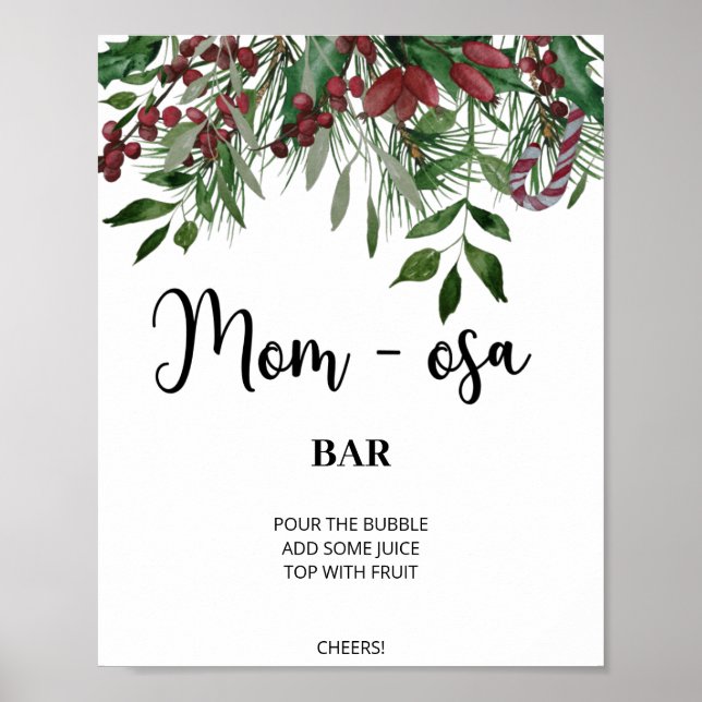 Evergreen Momosa bar Poster (Front)