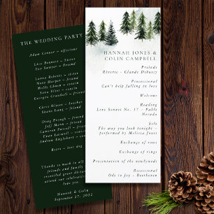 Evergreen Mountain Glen White Green Black Program