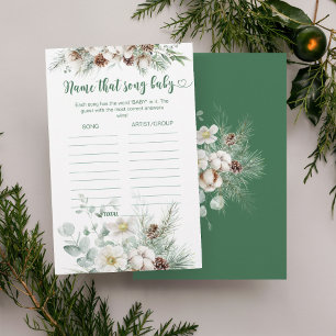 Evergreen Name that song baby shower game