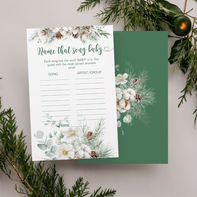 Evergreen Name that song baby shower game (Creator Uploaded)