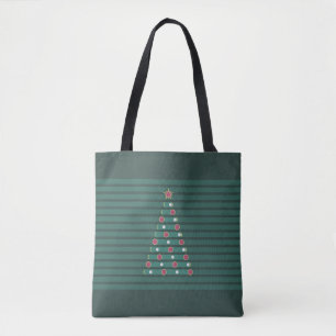 Evergreen Rhythm Tote Bag