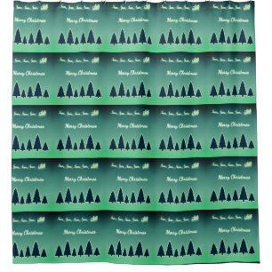 Evergreen Sleigh Holiday Tiled Glow