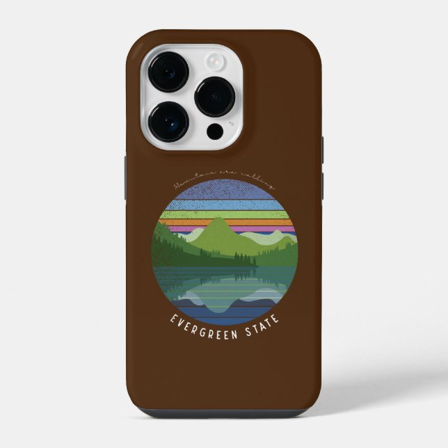 Evergreen state Case-Mate iPhone case (Back)