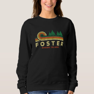 Evergreen Sunset Foster Forest Rhode Island Woods  Sweatshirt