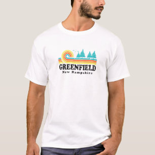 Evergreen Sunset Greenfield Forest New Hampshire W T-Shirt