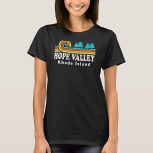 Evergreen Sunset Hope Valley Forest Rhode Island W T-Shirt