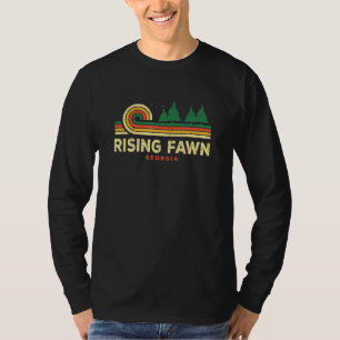 Evergreen Sunset Rising Fawn Forest Georgia Woods T-Shirt