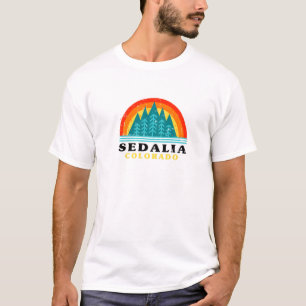 Evergreen Sunset Sedalia Forest Colorado Woods Nat T-Shirt