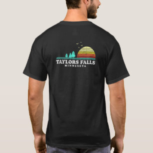 Evergreen Sunset Taylors Falls Forest Minnesota Wo T-Shirt