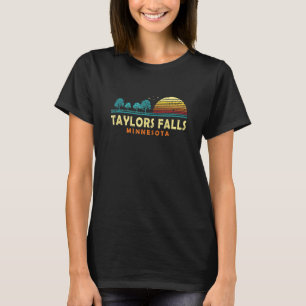 Evergreen Sunset Taylors Falls Forest Minnesota Wo T-Shirt