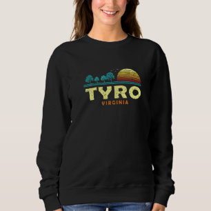 Evergreen Sunset Tyro Forest Virginia Woods Nature Sweatshirt