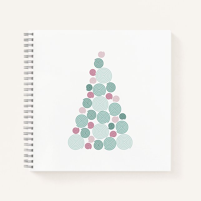 Evergreen Swirl Notebook (Front)