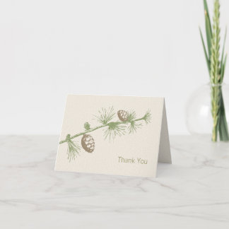 Evergreen Thank You Cards