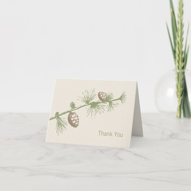 Evergreen Thank You Cards (Front)