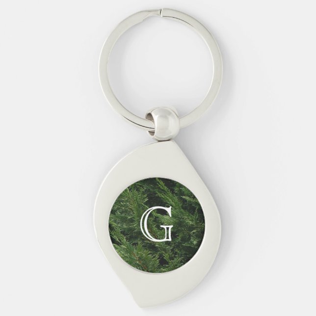 Evergreen Tree - Cypress Boughs Keychain (Front)
