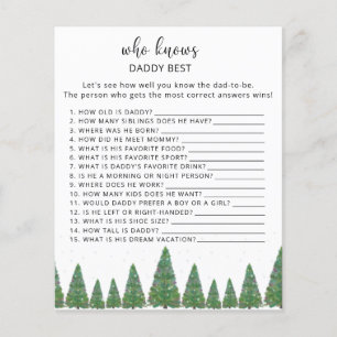 Evergreen Who knows daddy best game