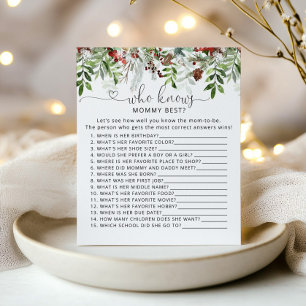 Evergreen Who knows mommy best game