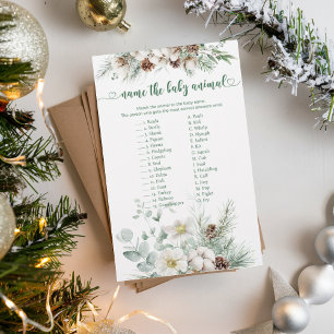 Evergreen winter Baby Animal Matching Baby Game 