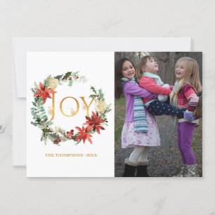 Evergreen - Wintertide Woodland Christmas Photo Holiday Card