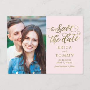 Everlasting EDITABLE COLOR Save The Date Postcard