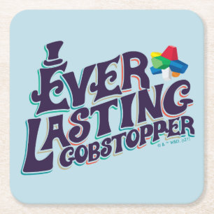 Everlasting Gobstopper Graphic Square Paper Coaster