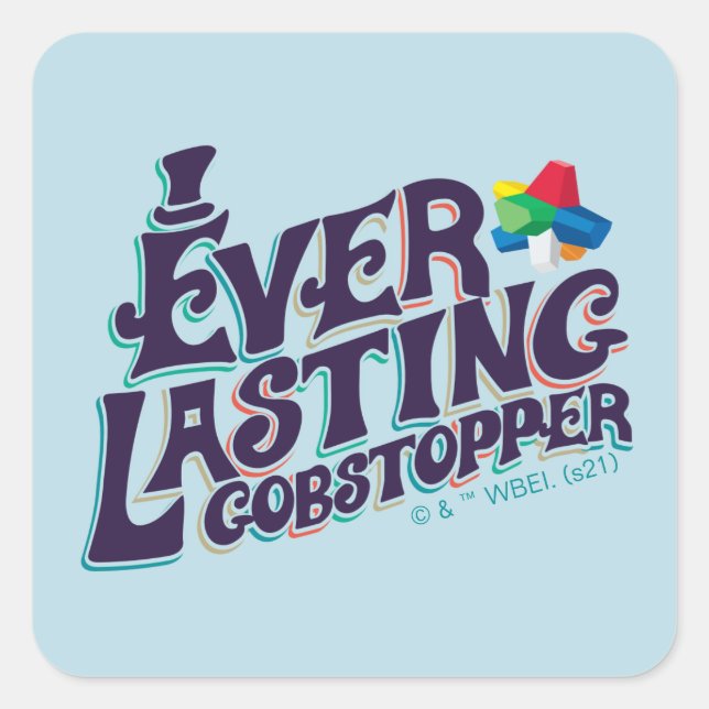 Everlasting Gobstopper Graphic Square Sticker (Front)