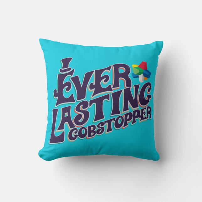 Everlasting Gobstopper Graphic Throw Pillow (Front)