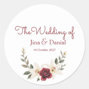Everlasting Love Classic Round Sticker