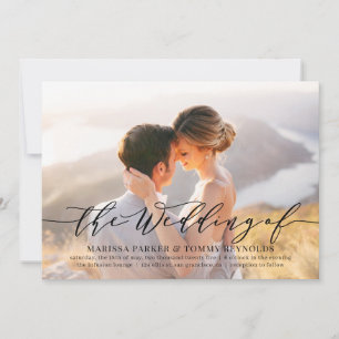 Everlasting Love Photo Wedding Invitation EVL
