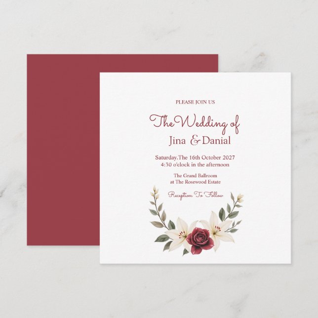 Everlasting Love Save The Date (Front/Back)