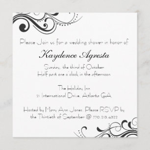 Everlasting Love Wedding Shower Invitation