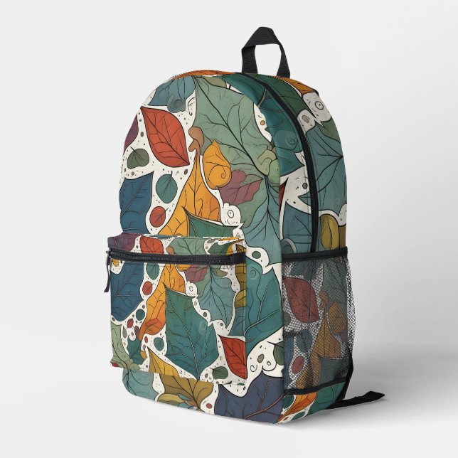 Everleaf Harmony Printed Backpack (Back Corner Right)