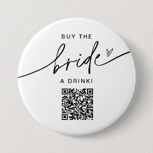 EVERLEIGH Buy The Bride A Drink Bachelorette 3 Inch Round Button