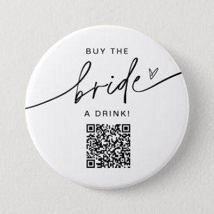 EVERLEIGH Buy The Bride A Drink Bachelorette 3 Inch Round Button