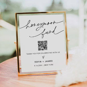 EVERLEIGH Honeymoon Fund Sign
