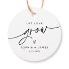 EVERLEIGH Let Love Grow Plant Favour Tag
