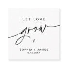 EVERLEIGH Let Love Grow Wedding Plant Favour Card