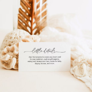 EVERLEIGH Minimal Enclosure Card - Little Details 