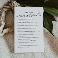 EVERLEIGH Movie Trivia Bridal Shower Game