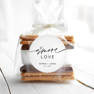 EVERLEIGH S'more Love Favor Autocollant rond 3"