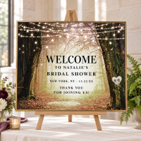Evermore | Enchanted Forest Bridal Shower Welcome