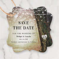 Evermore Enchanted Forest Save The Date with Photo