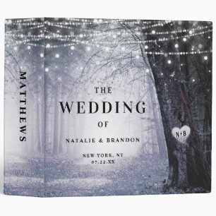 Evermore Enchanted Forest Wedding Photo Album Binder