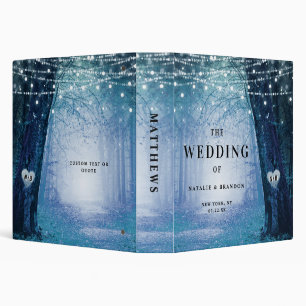 Evermore Enchanted Forest Wedding Photo Album Binder