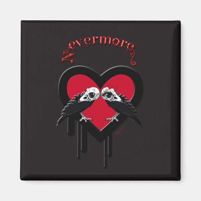 Evermore (Red) Magnet (Front)