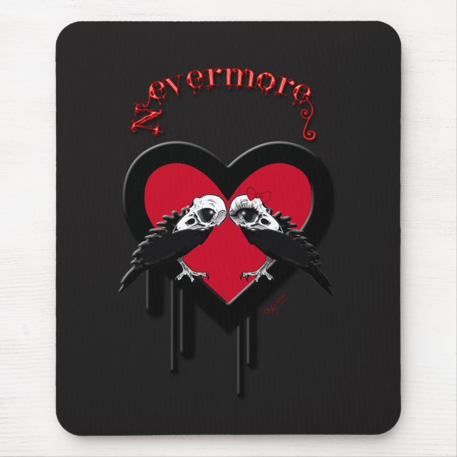 Evermore (Red) Mouse Pad (Front)