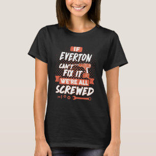 EVERTON Name, EVERTON family name crest T-Shirt