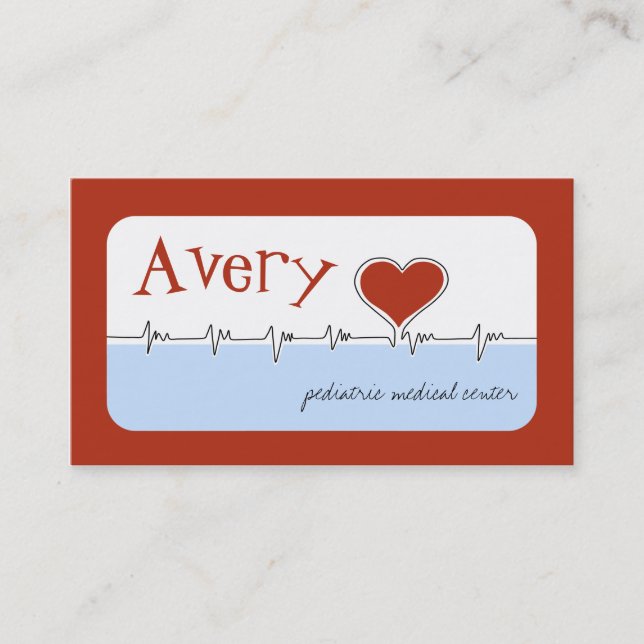 Every Beat + Appointment Reminder Business Cards (Front)